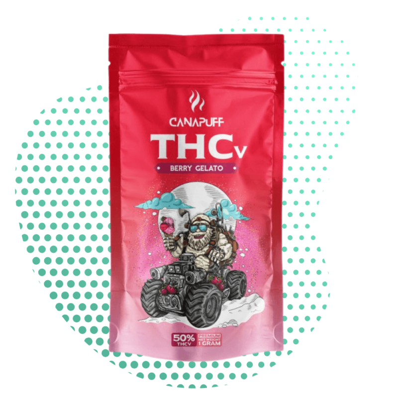 Canapuff - Berry Gelato 50% - THCv Flowers