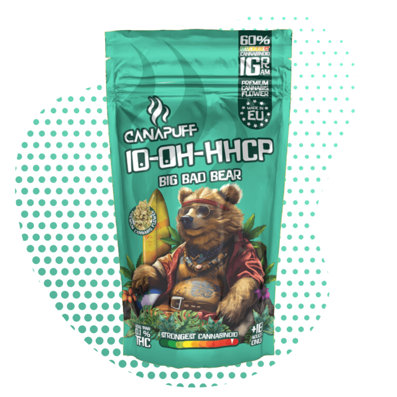 Canapuff - Big Bad Bear 60% - 10-OH-HHCP Flowers
