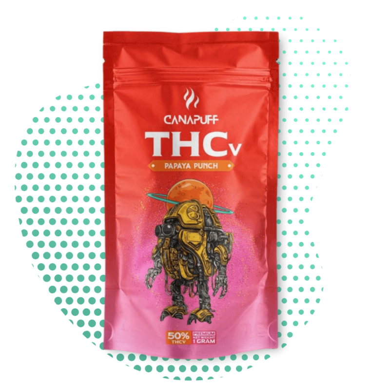 Canapuff - Papaya Punch 50% - THCv Flowers