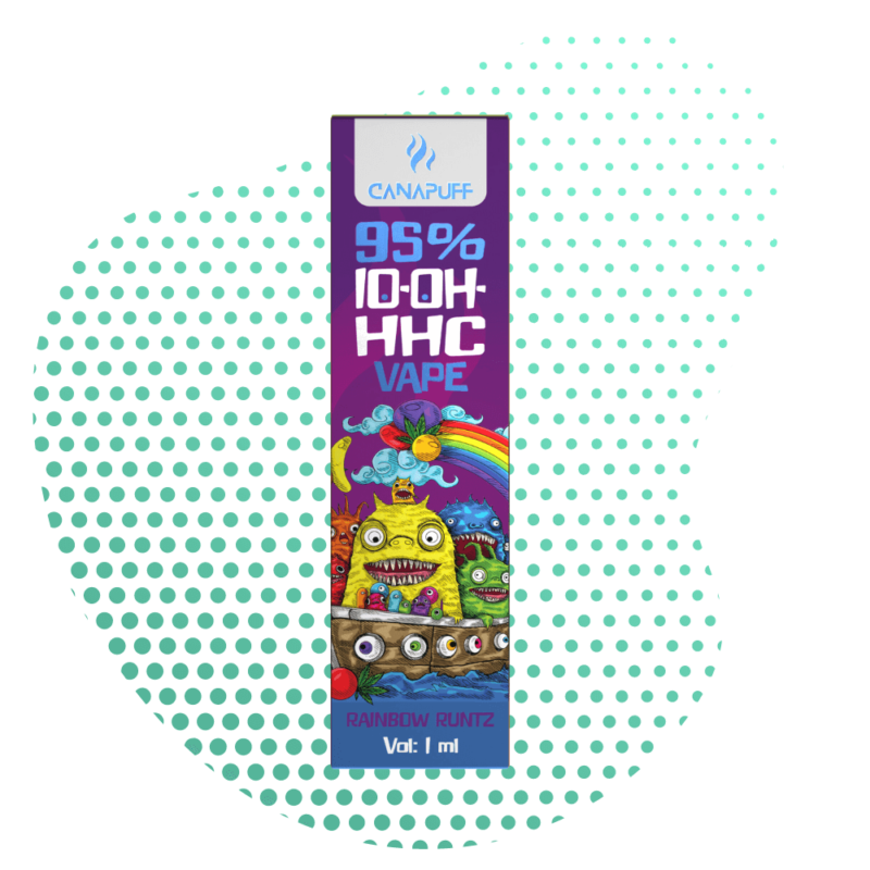 Rainbow Runtz 95% 10-OH-HHC - Canapuff - One Use - 1ml